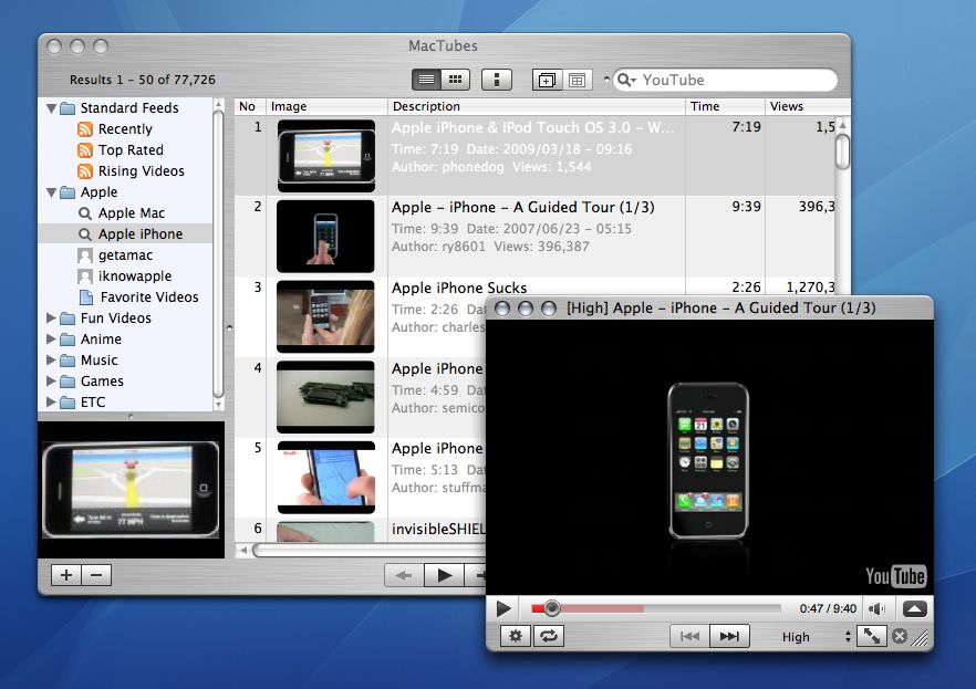 youtube video player downloader for mac